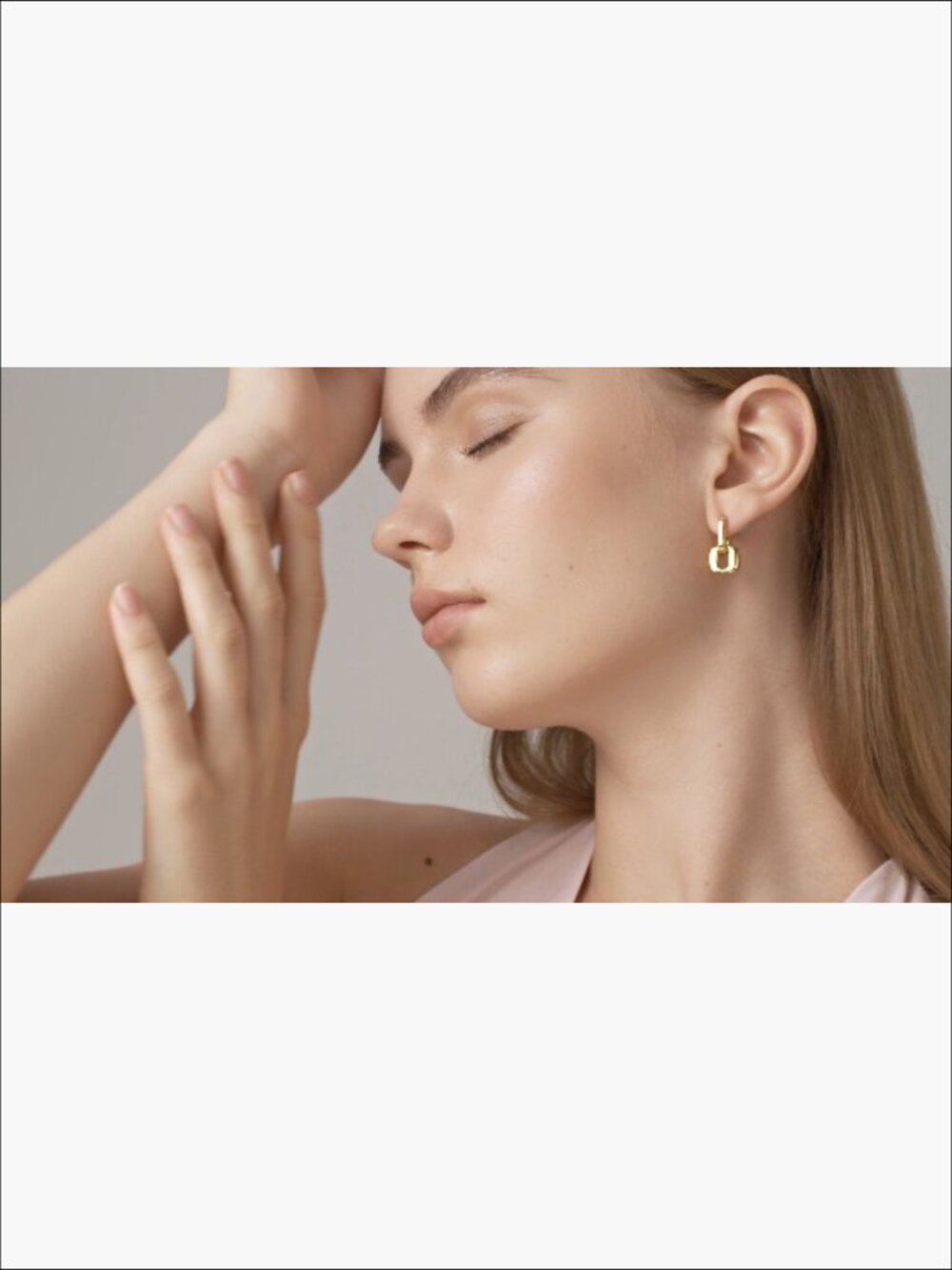 18K Gold Plated Chunky Hoop Earrings for Women Fashion Thick Gold Hoops Set - Picture 7 of 7